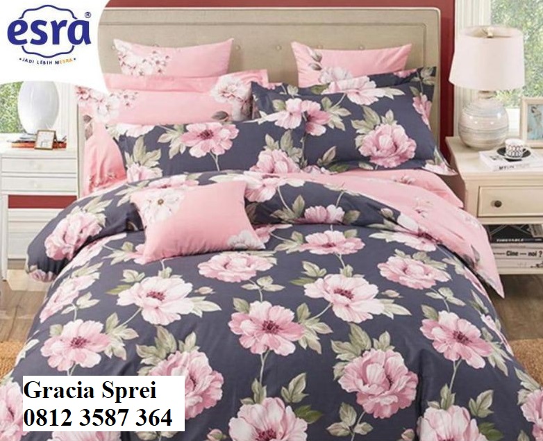 <p>Sprei Katun Esra Hanna bahan lebih lembut dan h